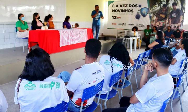 Cerca de 200 jovens participaram sábado (04), Cerimônia de Acolhimento dos Agentes Ambientais no Maiobão