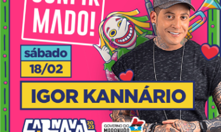 Igor Kannário é atração confirmada no carnaval 2023 do Maranhão