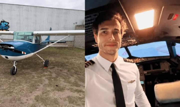 Instrutor de voo abre porta, se joga de avião em pleno ar e deixa recado para aluna
