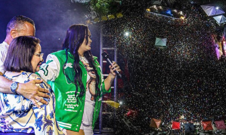 Mais de 50 mil de pessoas lotam Viva Maiobão com Show de Klessinha e de cantores do município