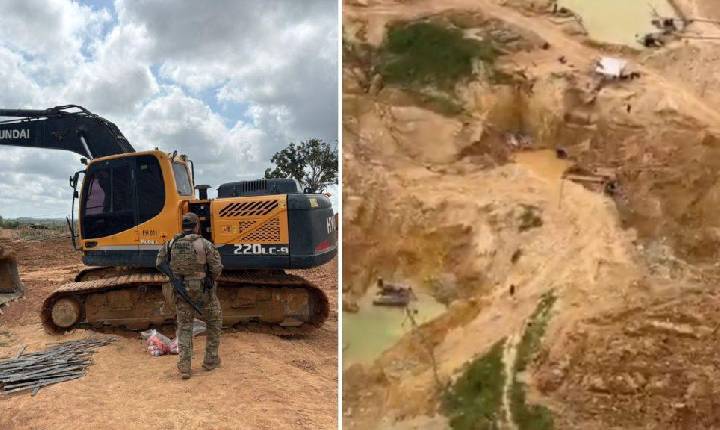 PF deflagra operação contra extração ilegal de ouro no Maranhão