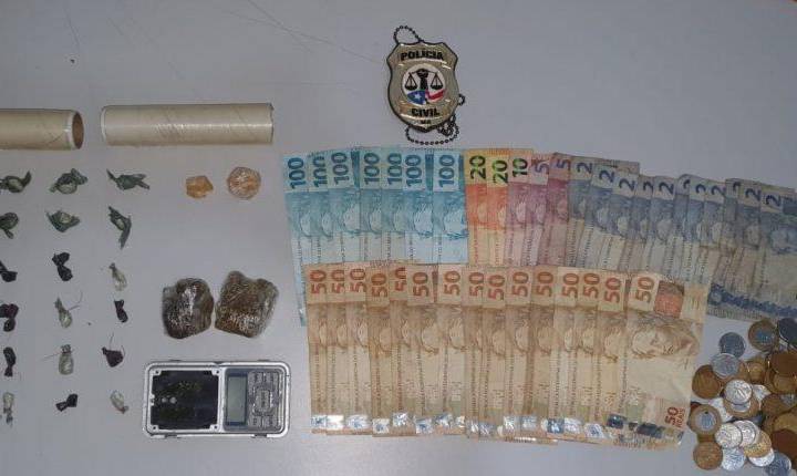 Polícia Civil prende duas pessoas por tráfico de drogas no Maranhão