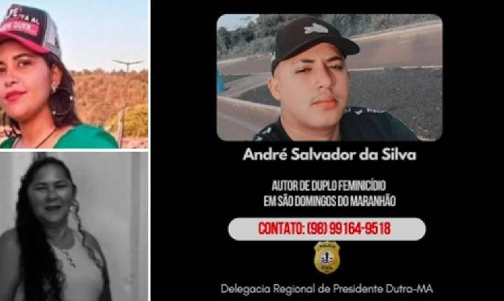 Polícia procura suspeito de matar tia e sobrinha no interior do MA