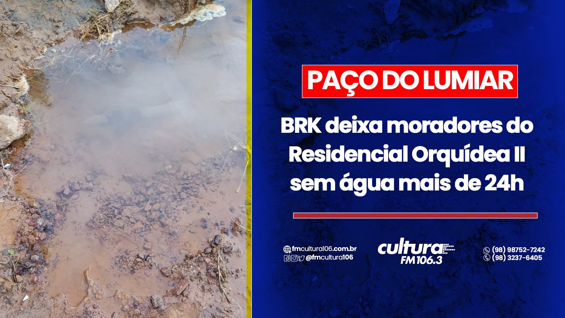 Descaso: BRK deixa moradores do Residencial Orquídea II sem água mais de 24h; veja vídeo...