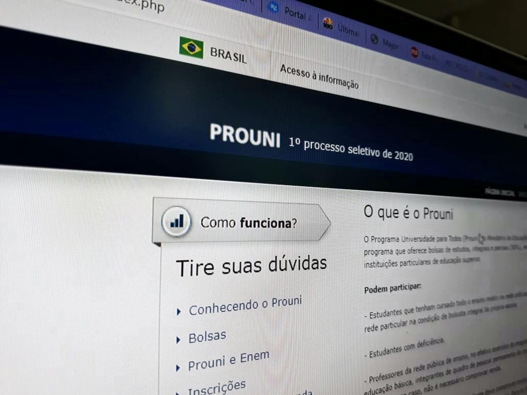 Prouni abre inscrições primeiro semestre de 2022