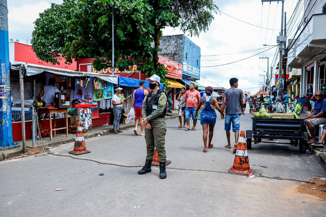 Com rua da Feira do Maiobão interditada nos fins de semana, feirantes e população terá mais segurança e conforto