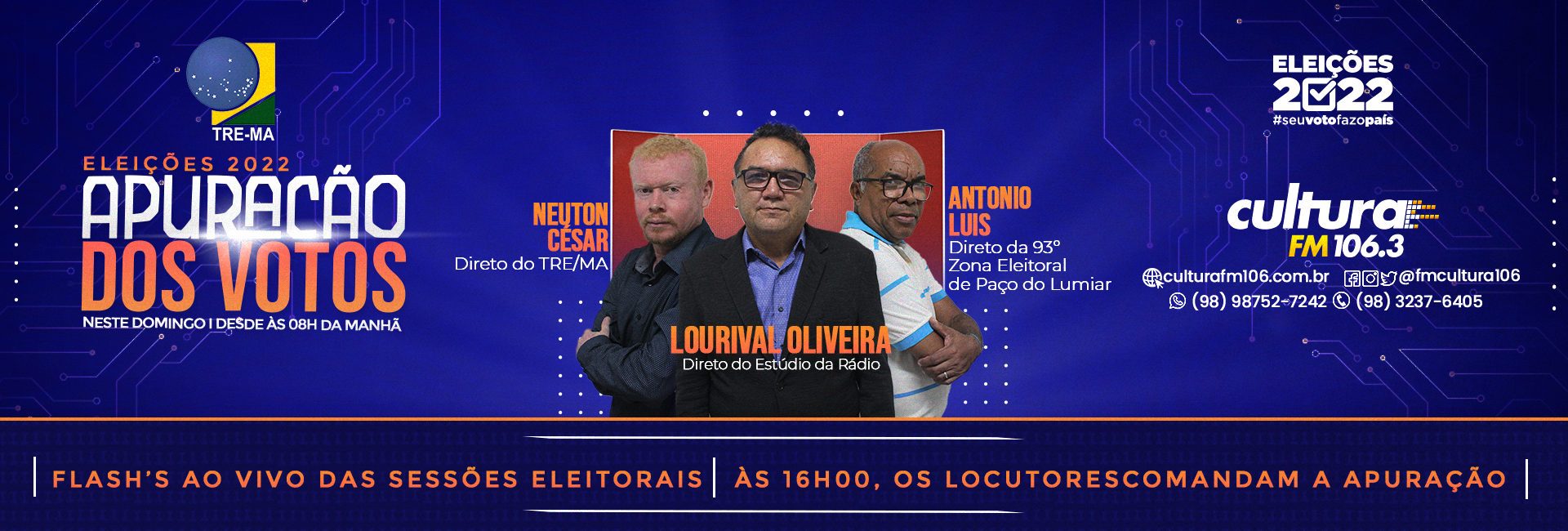 Neste domingo, 02 de outubro acontece a apuração das eleições 2022