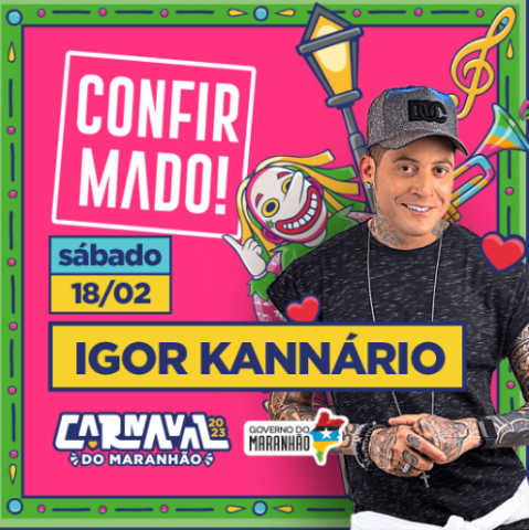 Igor Kannário é atração confirmada no carnaval 2023 do Maranhão