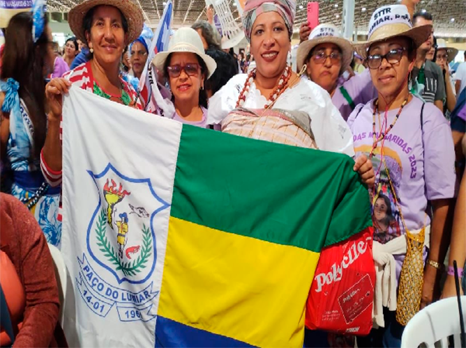 Paço do Lumiar: Com o apoio da Prefeitura, delegação luminense faz bonito na Marchas das Margaridas