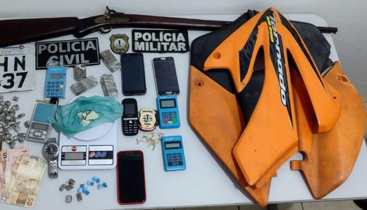 Polícia prende 7 pessoas por organização criminosa, em Bacuri