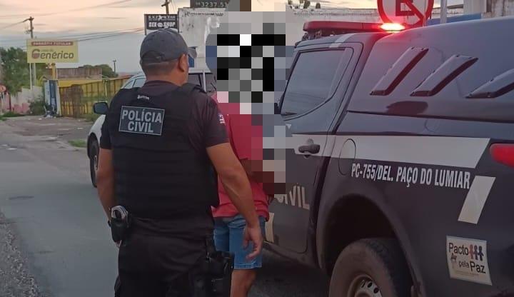 Homem é preso pela polícia pelo crime de violência doméstica, em Paço do Lumiar, nesta terça (5)