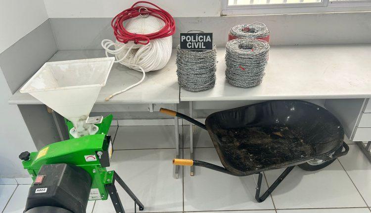 Polícia Civil recupa objetos de obras furtadas na cidade de Bequimão