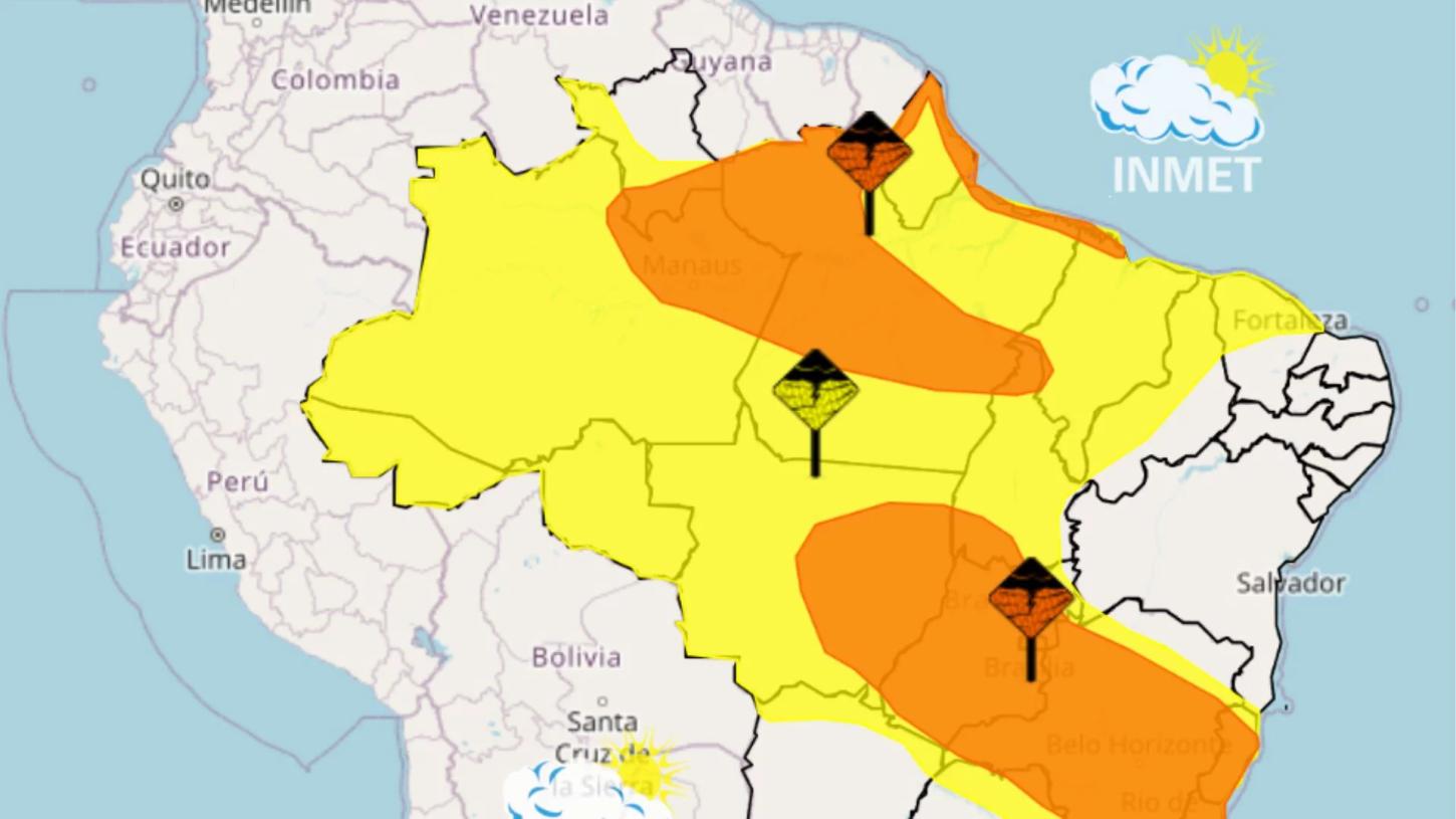 Maranhão tem alertas de chuvas intensas nesta sexta (13)