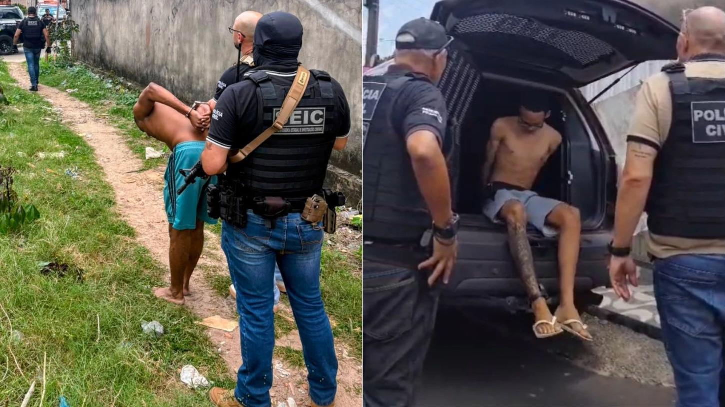 Polícia prende três suspeitos de roubos a casas em São Luís